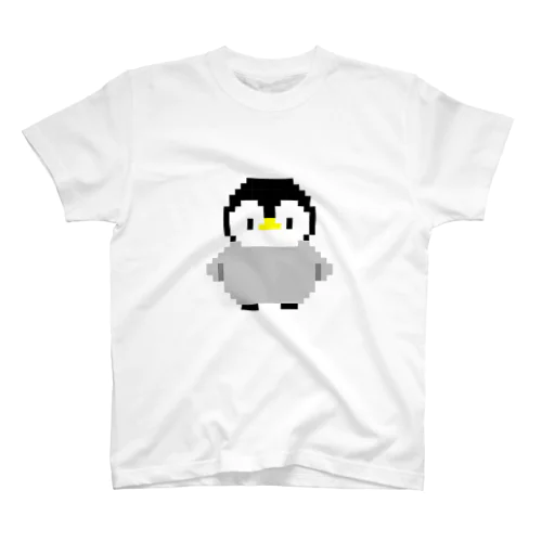 心くばりペンギン　ドット絵ver. Regular Fit T-Shirt