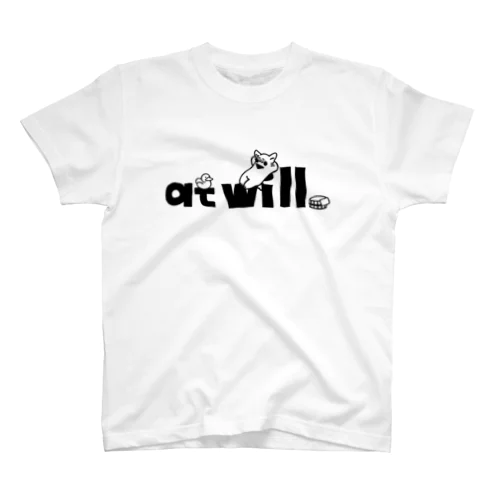 at will パーカー(WHITE) Regular Fit T-Shirt