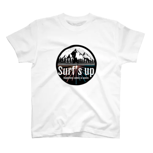 Surf's up〜良い波がきた・black〜オリジナルデザイン スタンダードTシャツ