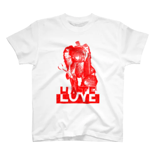 LOVE HATE スタンダードTシャツ