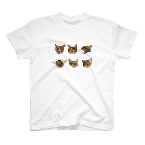 うちの猫「六面相編」 Regular Fit T-Shirt