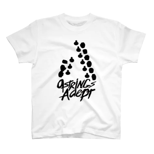 9strings Adept 白 スタンダードTシャツ