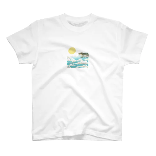 カバ泳ぐ空 スタンダードTシャツ