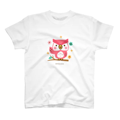 ももいろフクロウのフクさんTシャツ スタンダードTシャツ