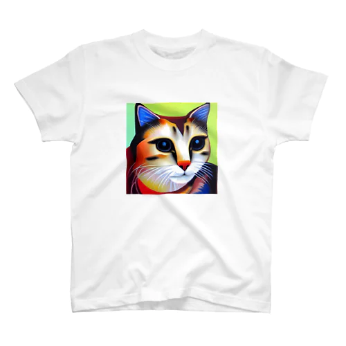 真面目すぎてあまりモテないイケメン猫 Regular Fit T-Shirt