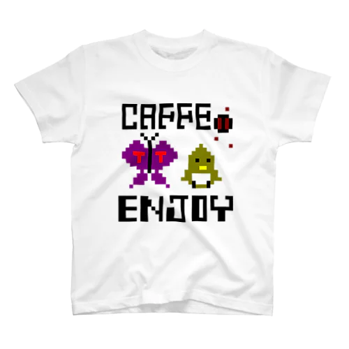 カッフェTTコーヒー豆つき2 スタンダードTシャツ