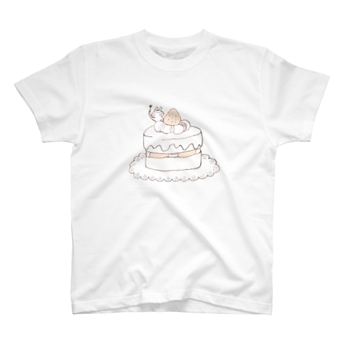 ケーキとうさぎ Regular Fit T-Shirt