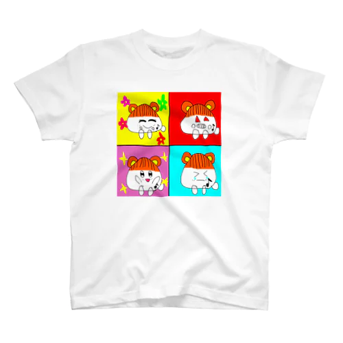 喜怒哀楽ウタハムちゃん(哀お手々描き忘れ) Regular Fit T-Shirt