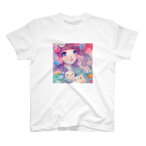 ai kawaii girl スタンダードTシャツ