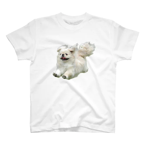 飛行犬のペキニーズのとろろ Regular Fit T-Shirt