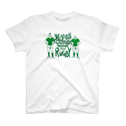 北半球のラグビーが好き（shamrock） Regular Fit T-Shirt