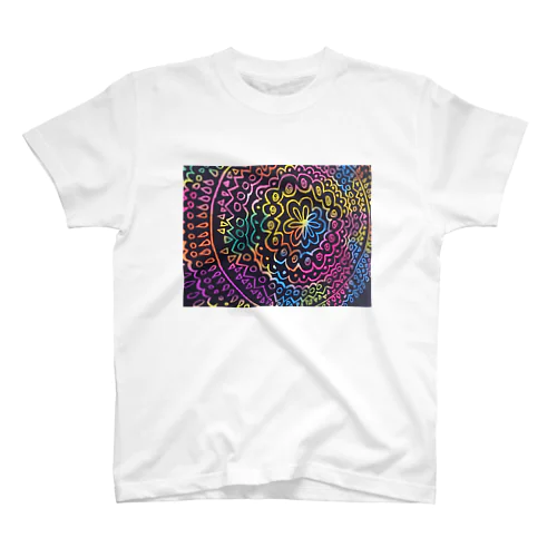 たまちゃんのぐるぐる宇宙アート Regular Fit T-Shirt