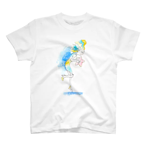 星を持つ女の子 Regular Fit T-Shirt