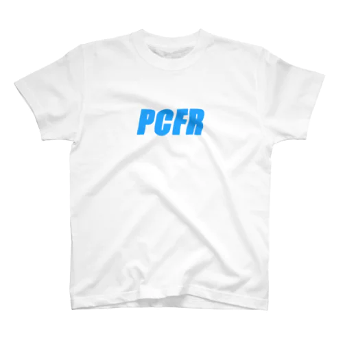 ブルーPCFRロゴ スタンダードTシャツ