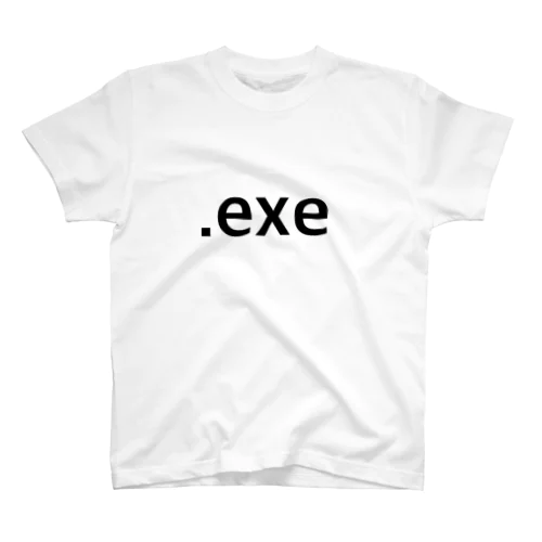 拡張子シリーズ「.exe」 Regular Fit T-Shirt