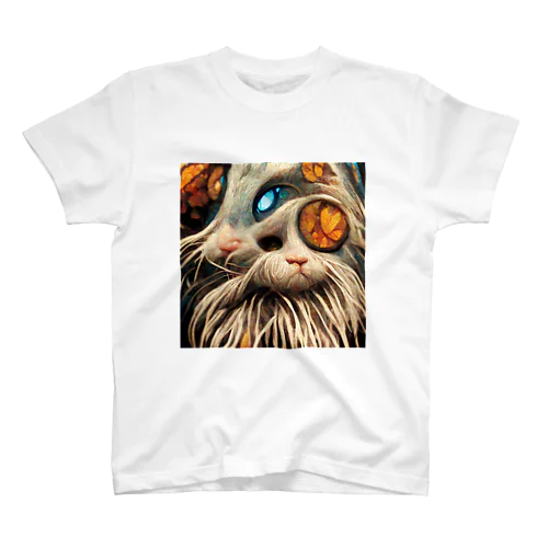 時空間湾曲猫 Regular Fit T-Shirt