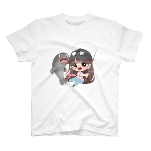 ナマズ釣りのこしっちゃん スタンダードTシャツ