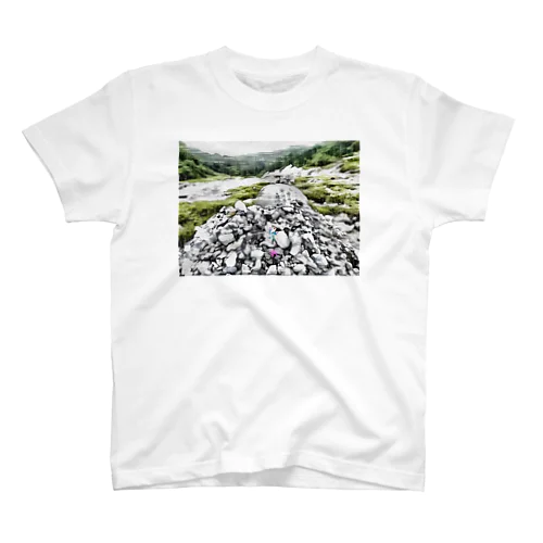 Sacred mountain Osorezan スタンダードTシャツ