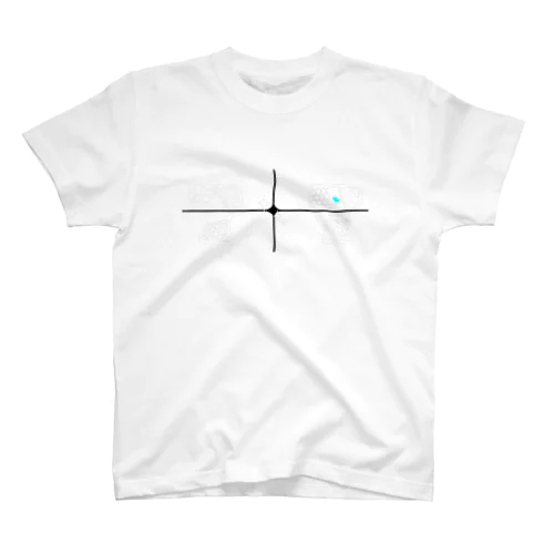 乳7テンTシャツ(ネガ) Regular Fit T-Shirt