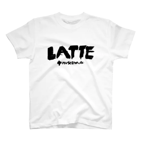 Latte with muscovado スタンダードTシャツ