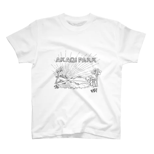 AKAGI★park01(黒文字) Regular Fit T-Shirt