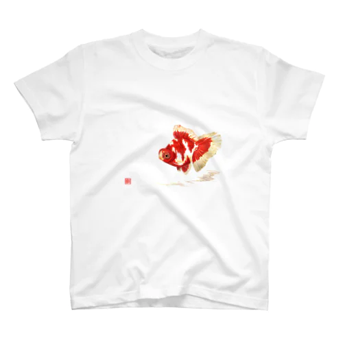 【金魚】蝶尾～秋紅～ スタンダードTシャツ