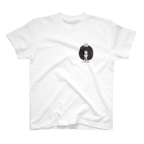 アフロのH ハット　ミニ Regular Fit T-Shirt