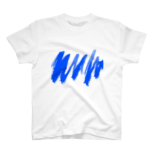 blue paint Regular Fit T-Shirt