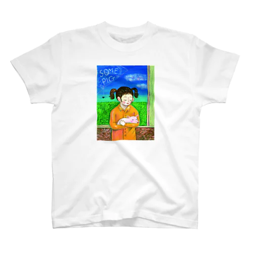 SOME PIG「シャーロットの贈り物」 スタンダードTシャツ