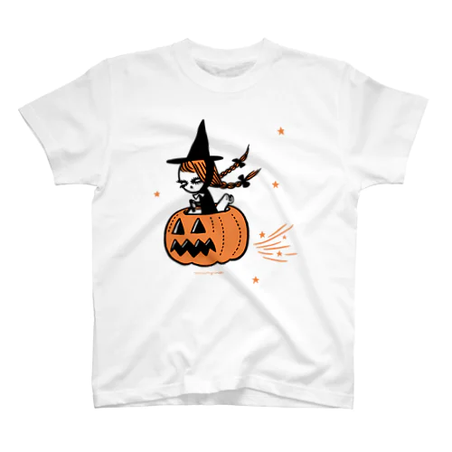 The Pumpkin Riding Witch スタンダードTシャツ