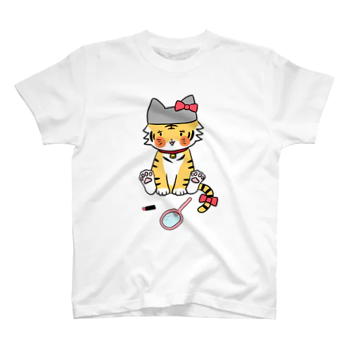 可愛くなりたい虎くん Regular Fit T-Shirt