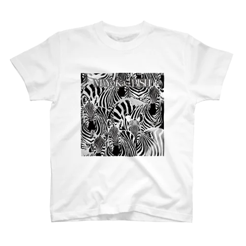 DarkGray Zebra by MiYoKa-BISH Regular Fit T-Shirt
