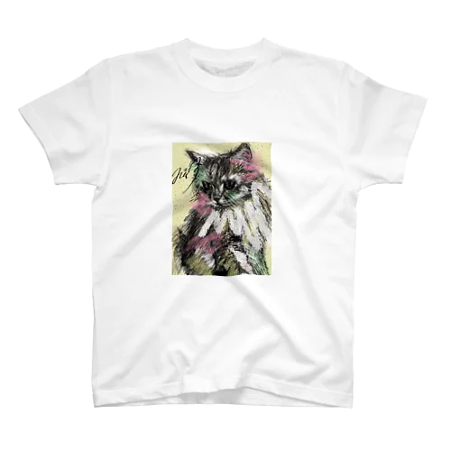 猫背ねこグッズ。 Regular Fit T-Shirt