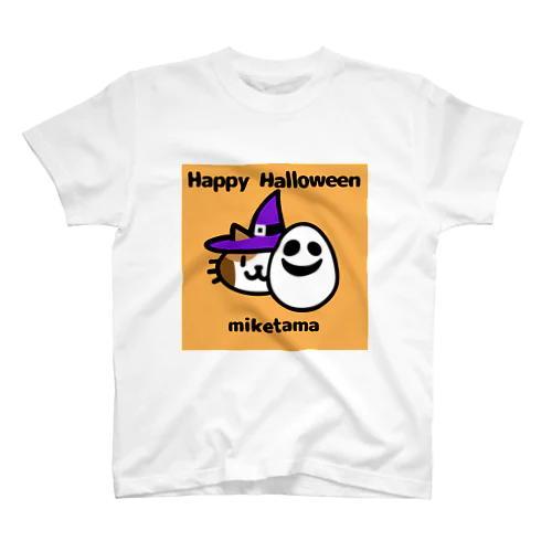 ミケタマ　Happy Halloween 2 Regular Fit T-Shirt