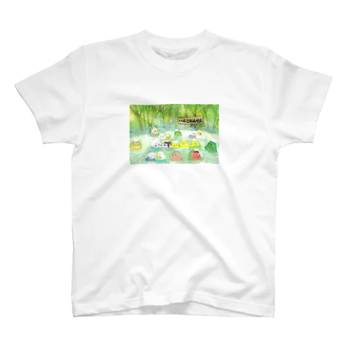 おんせんいんこたち スタンダードTシャツ