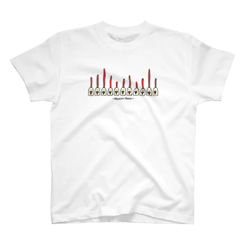 ニワトリメーター スタンダードTシャツ