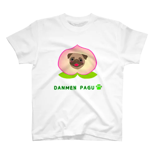 DANMENN PAGU 桃 スタンダードTシャツ