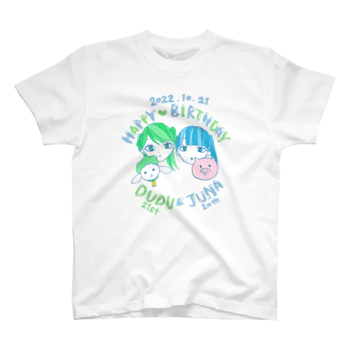 参宮橋駅前女子　づづ＆じゅなワンマン合同誕生日神楽オリジナルTシャツ Regular Fit T-Shirt