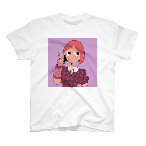 『ピース』(ピンクver.) スタンダードTシャツ