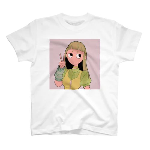 『ピース』(グリーンver.) スタンダードTシャツ