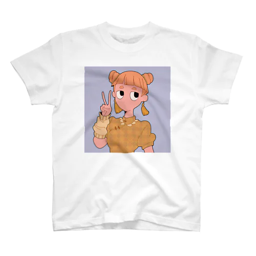 『ピース』(イエローver.) スタンダードTシャツ