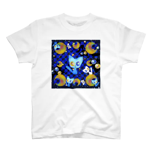 月好猫宇宙(そら) スタンダードTシャツ