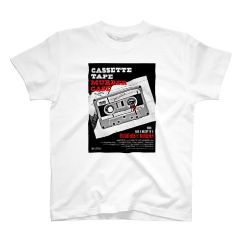 CASSTTE TAPE MURDER CASE(赤) Regular Fit T-Shirt