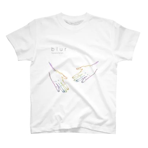 わるトラ blur T-shirt スタンダードTシャツ