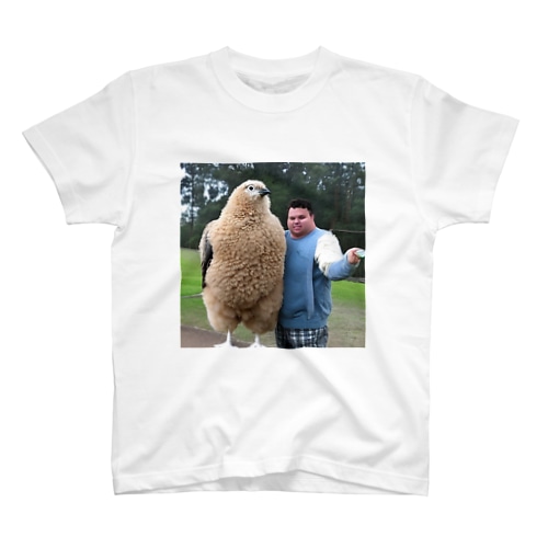 ふわふわでっか鳥 Regular Fit T-Shirt