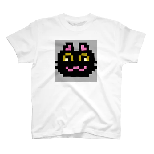 ドット絵黒猫 スタンダードTシャツ