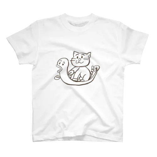 これはうなぎねこ スタンダードTシャツ