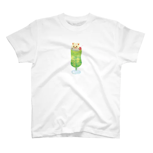 メロンクリームしろにゃん Regular Fit T-Shirt