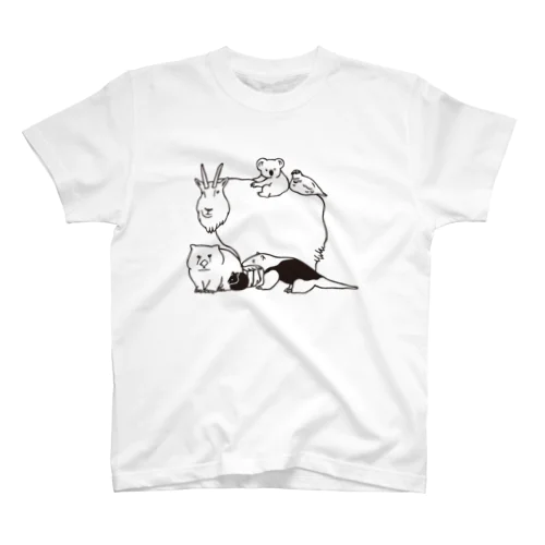 愛すべき珍動物たち Regular Fit T-Shirt