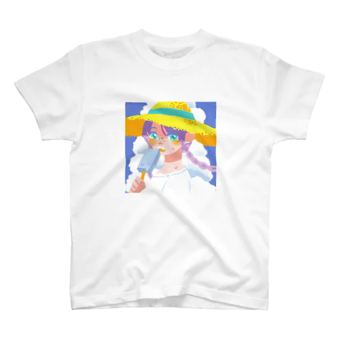 真夏のコントラスト Regular Fit T-Shirt